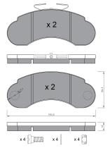 BKN 900977 - Pastillas de Freno