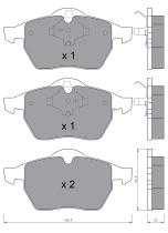 BKN 900849 - Pastillas de Freno