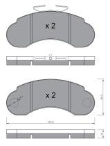 BKN 900385 - Pastillas de Freno