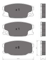 BKN 905996 - Pastillas de Freno