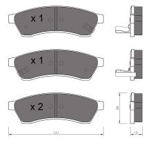 BKN 906182 - Pastillas de Freno