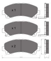 BKN 906187 - Pastillas de Freno