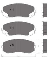 BKN 906194 - Pastillas de Freno