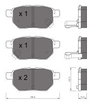 BKN 906044 - Pastillas de Freno