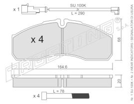BKN 915151 - Pastillas de Freno