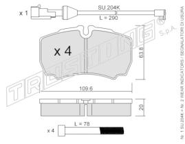 BKN 915191 - Pastillas de Freno