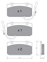 BKN 905108 - Pastillas de Freno