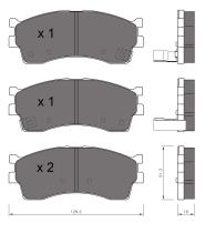 BKN 905398 - Pastillas de Freno