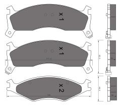 BKN 905542 - Pastillas de Freno