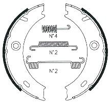 BKN 1049 - ZAPATAS FRENO DE MANO