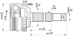 BKN 607401 - Junta Homocinética