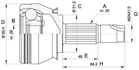 BKN 607450 - Junta Homocinética