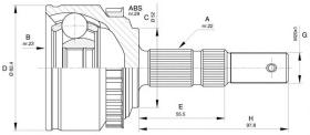 BKN 607452 - Junta Homocinética