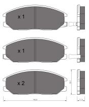 BKN 900572 - Pastillas de Freno