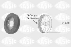 Sasic 2150009 - POLEA DAMPER