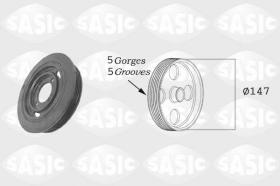 Sasic 2156009 - POLEA CIGÜEÑAL