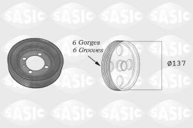 Sasic 2156015 - POLEA DAMPER