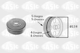 Sasic 2156027 - POLEA DAMPER