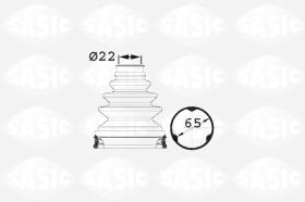 Sasic 1906018 - JUEGO DE FUELLES, ARBOL DE TRANSMISION