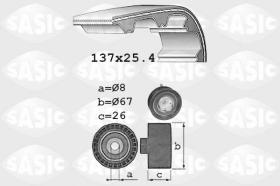 Sasic 1756037 - KIT DE DISTRIBUCION
