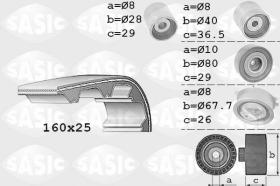 Sasic 1756059 - KIT DE DISTRIBUCION