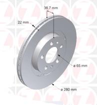 BKN DF511K1 - KIT Discos-Pastillas