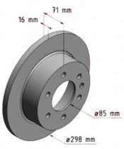 BKN DF1131K1 - KIT Discos-Pastillas
