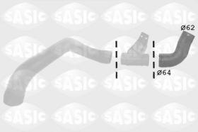 Sasic 3336090 - TUBO FLEXIBLE DE AIRE DE SOBREALIMENTACION