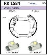 BKN RK1584 - Kit de freno premontado