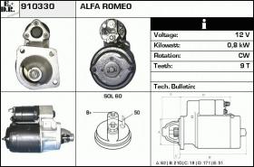 BKN 910330 - ARRANQUE ALFA ROMEO