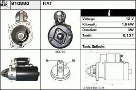 BKN 910880 - Motor de arranque