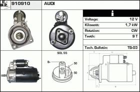 BKN 910910 - ARRANQUE AUDI,VW