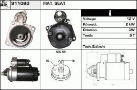 BKN 911080 - Motor de arranque