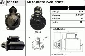 BKN 911143 - ARRANQUE IVECO ATLAS COPCO