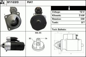 BKN 911220 - ARRANQUE BENFRA,FIAT-ALLIS