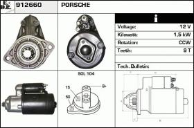 BKN 912660 - ARRANQUE PORSCHE
