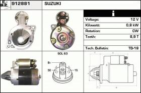 BKN 912881 - ARRANQUE SUZUKI