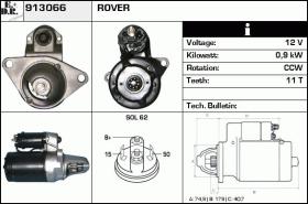 BKN 913066 - Motor de arranque