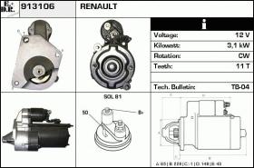 BKN 913106 - Motor de arranque
