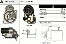 BKN 913245 - Motor de arranque