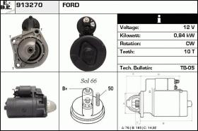 BKN 913270 - Motor de arranque