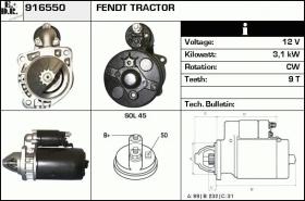 BKN 916550 - ARRANQUE FENDT