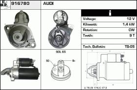 BKN 916780 - ARRANQUE AUDI,VW
