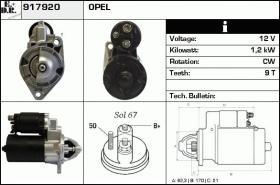 BKN 917920 - Motor de arranque