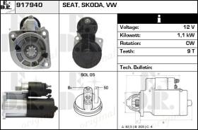 BKN 917940 - Motor de arranque