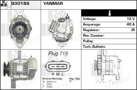 BKN 930186 - ALTERNADOR YANMARJOHN DEEREDIECI