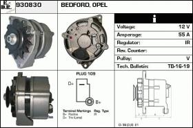BKN 930830 - ALTERNADOR OPEL,VAUXHALL,BEDFORD