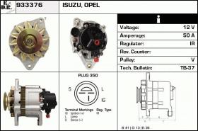 BKN 933376 - ALTERNADOR OPEL,ISUZU,VAUXHALL