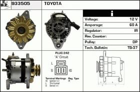 BKN 933505 - ALTERNADOR TOYOTA