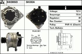 BKN 940860 - ALTERNADOR AUDI SKODA SEAT VW
